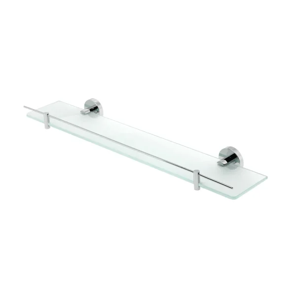 Genoa glass shelf with barrier