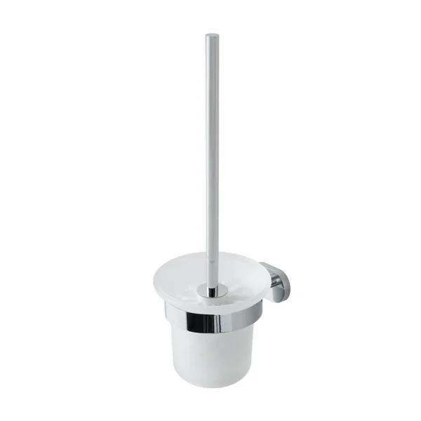 Salerno Glass Toilet Brush Holder
