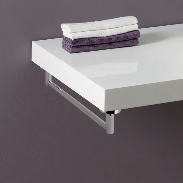 Seville Single Towel Rail Chrome