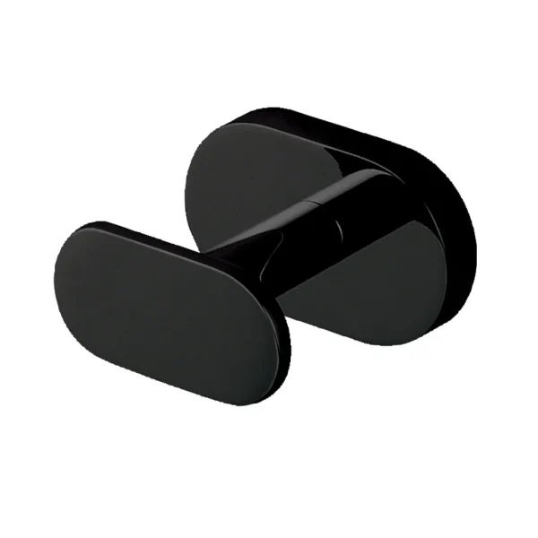Salerno Matt Black Robe Hook