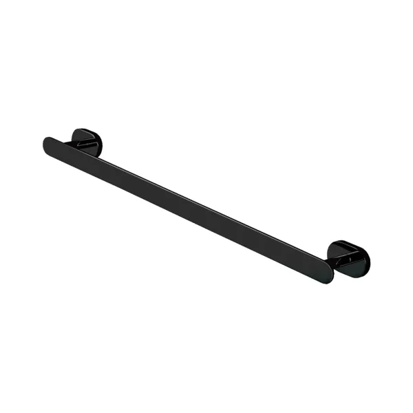 Salerno Matt Black 45 Single Towel Rail