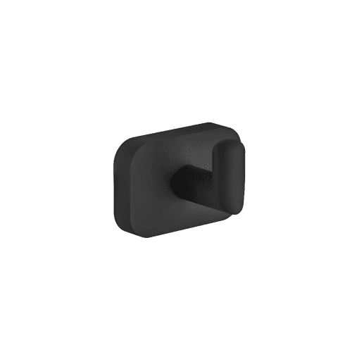 Asti Matt Black Robe Hook Curved