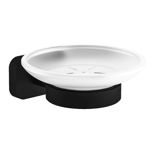 Asti Matt Black Soap Dish Holder