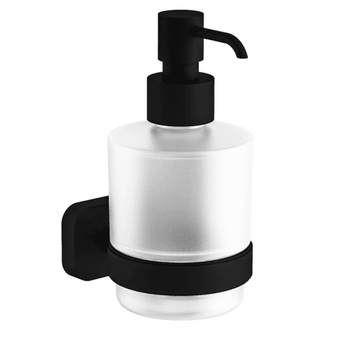 Asti Matt Black Soap Dispenser