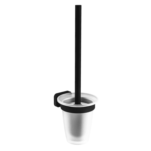 Asti Matt Black Toilet Brush Holder