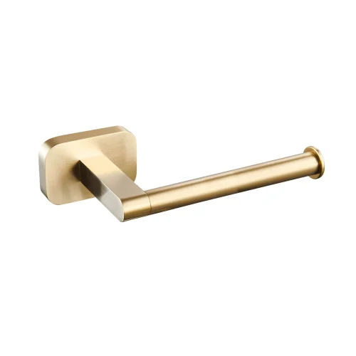 Asti Brushed Brass Toilet Roll Holder