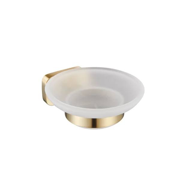 Asti Brushed Brass Soap Dish Holder