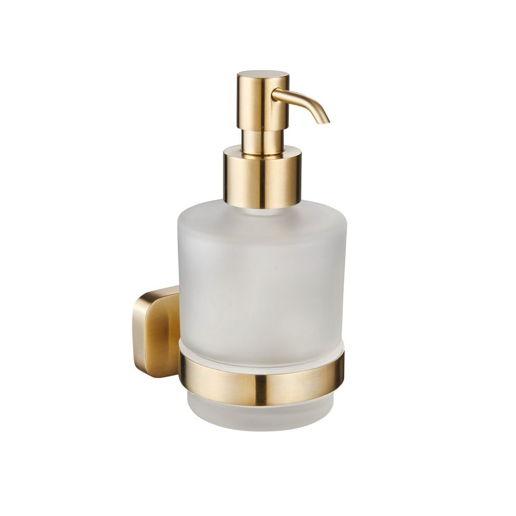 Asti Brushed Brass Soap Dispenser