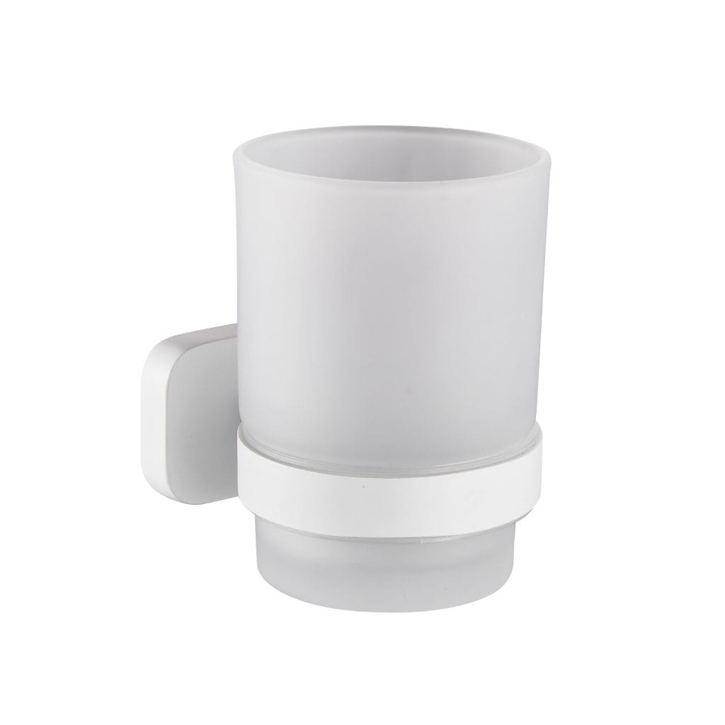 Asti Matt White Tumbler Holder