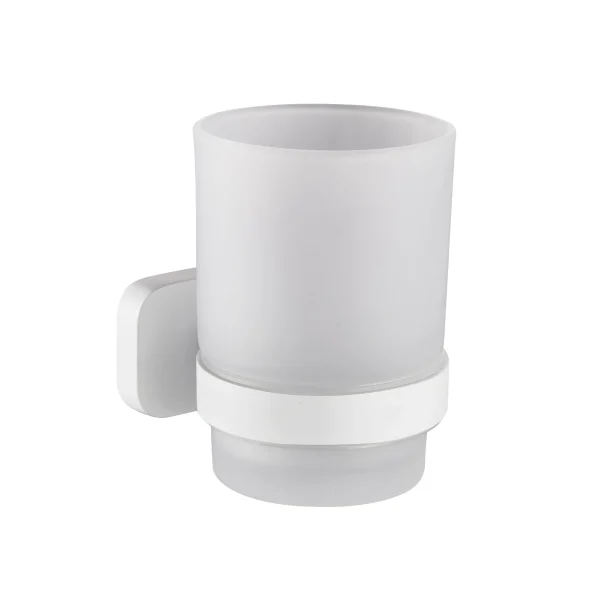 Asti Matt White Tumbler Holder