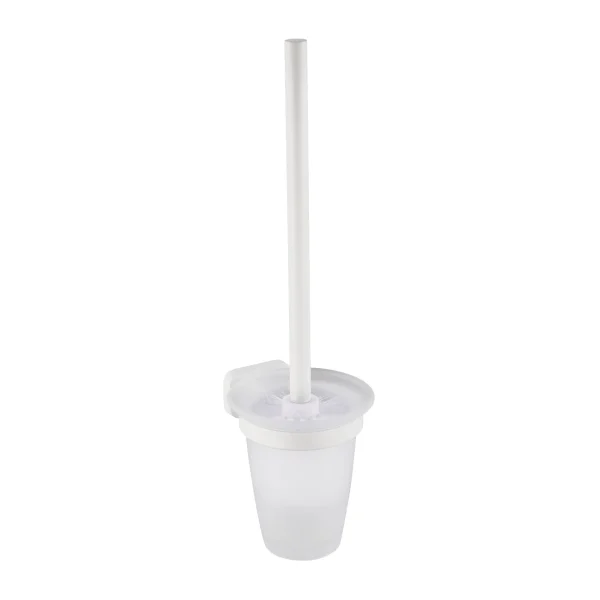Asti Matt White Toilet Brush Holder