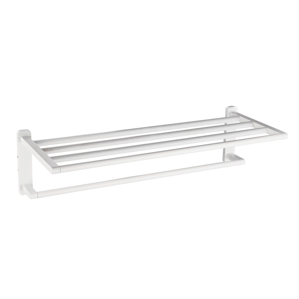 Asti Matt White Towel Shelf