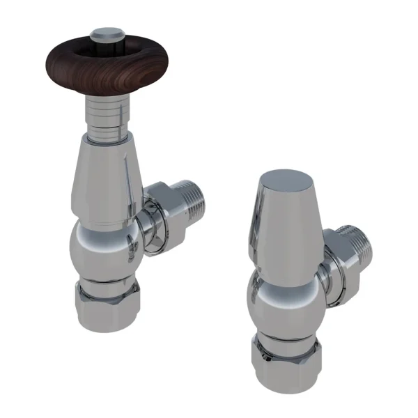 Angle Traditional TRV with Lockshield 15mm