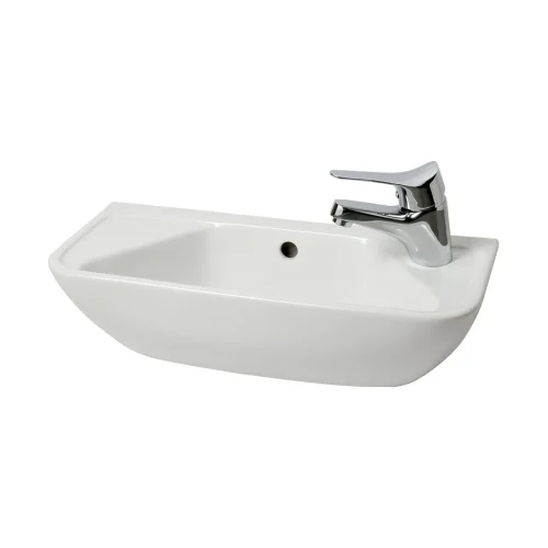 Cloakroom Basin 2 Tape Hole White