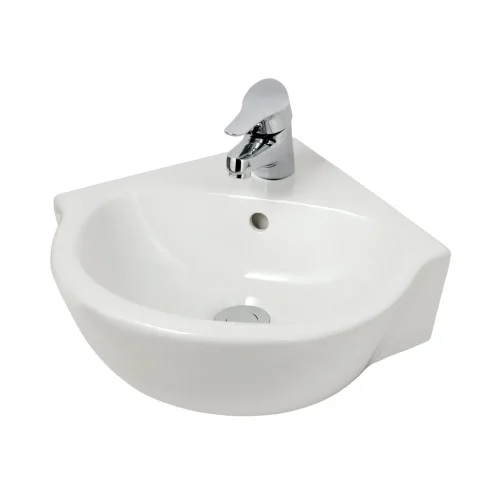 Corner 450 1 Tap Hole Basin