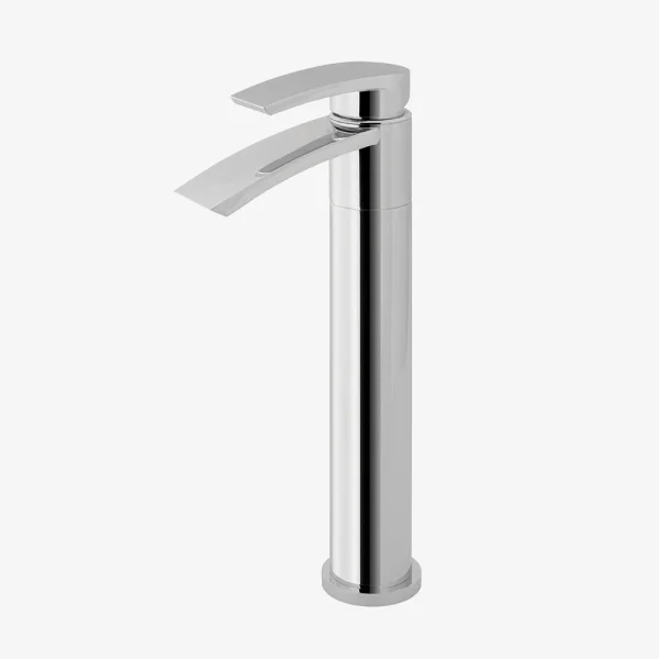 Estorick Chrome High Rise Extended Basin Mono Mixer Tap With Click Waste