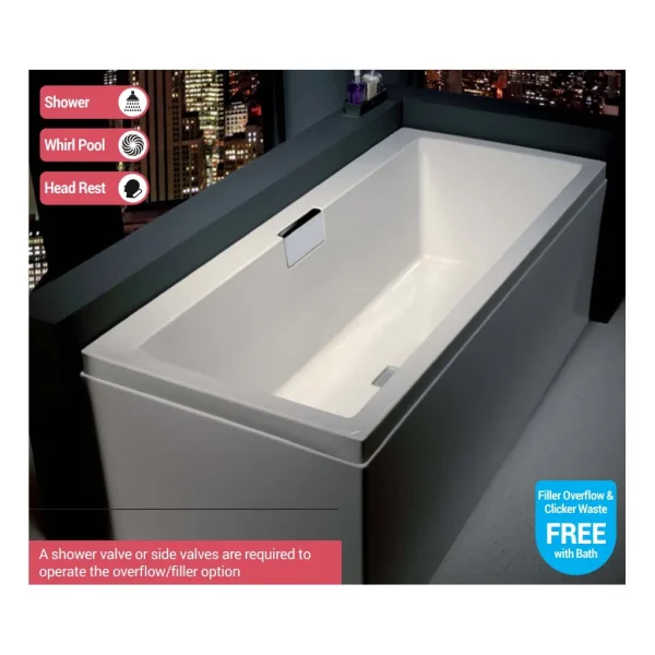 Celsius 1700mm L Panel White