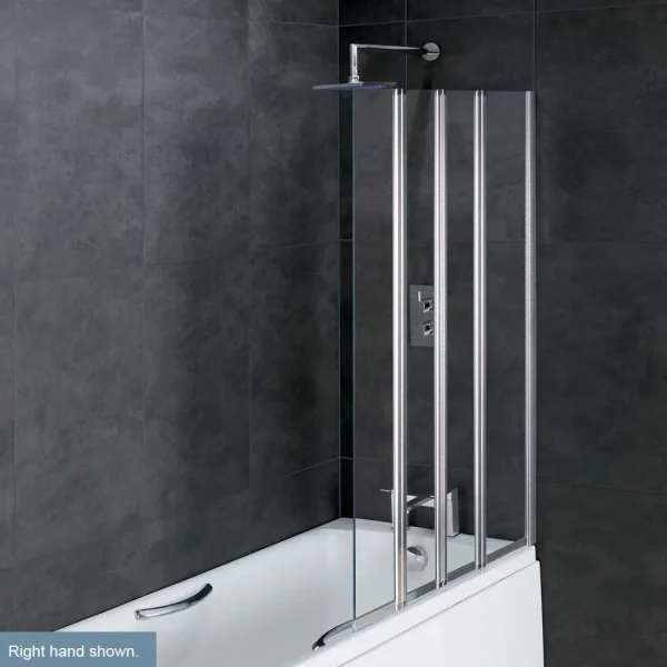 Volente 1000mm 1 fixed and 3 folding panel