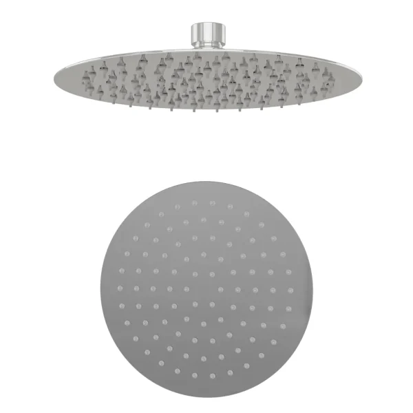 Chrome Round Over Head Ceiling Shower Head