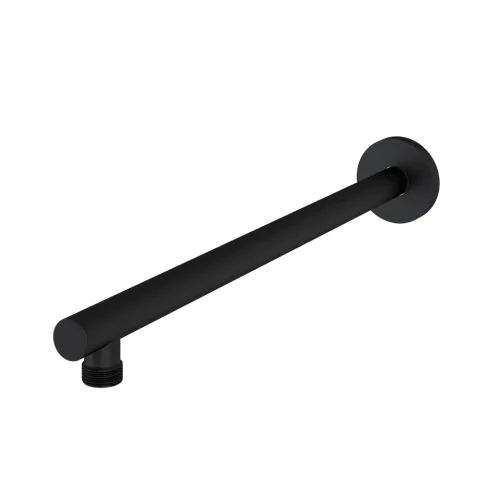 Matt Black Round Fixed Over Head Shower Arm