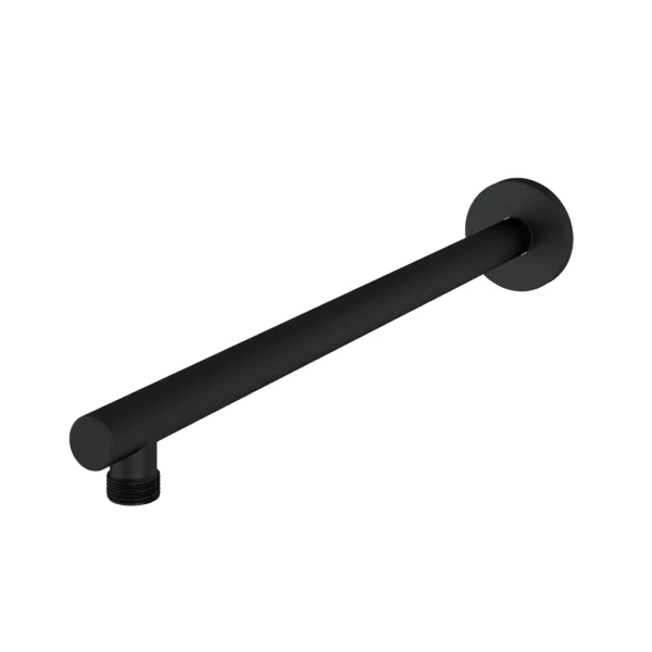 Matt Black Round Fixed Over Head Shower Arm