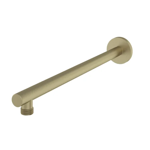 Brushed Brass Round Fixed Over Head Shower Arm