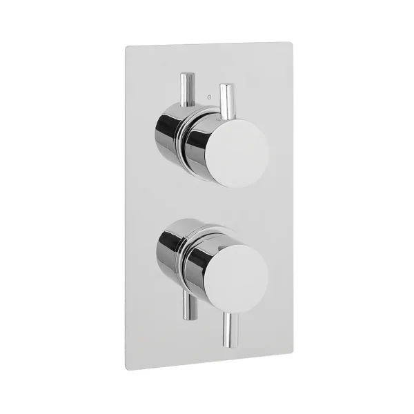 Square twin plate round rings