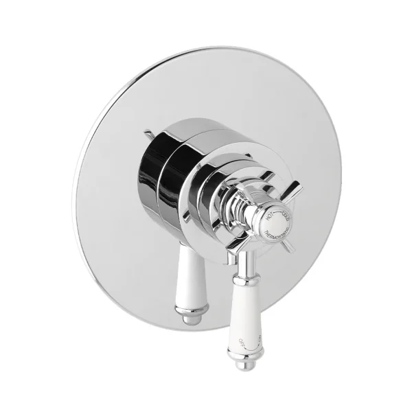 Thermostatic traditional concealed shower valve