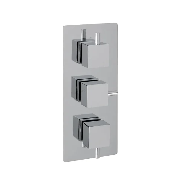 Square triple plate square rings