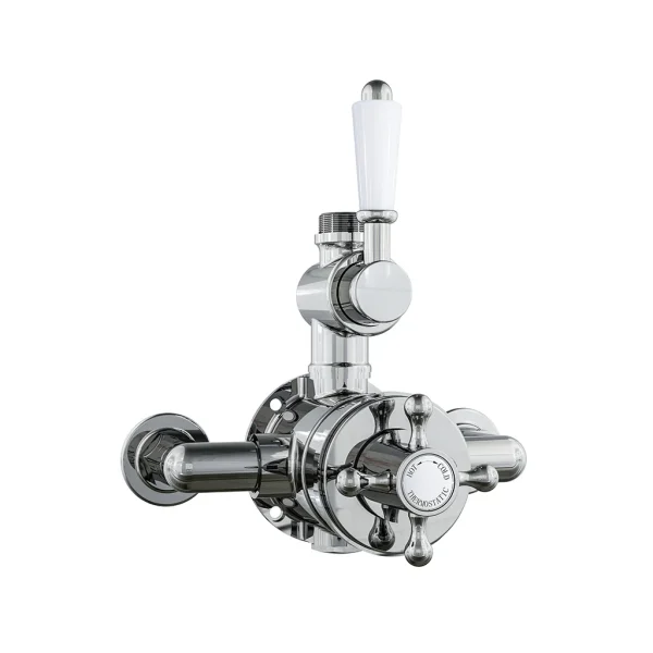Traditional Twin Exposed Thermostatic Shower Valve