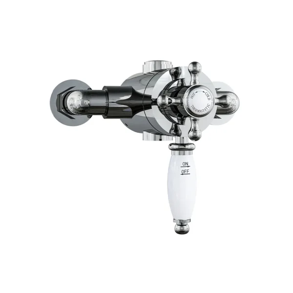 Trad. Dual Exposed Thermostatic Shower Valve