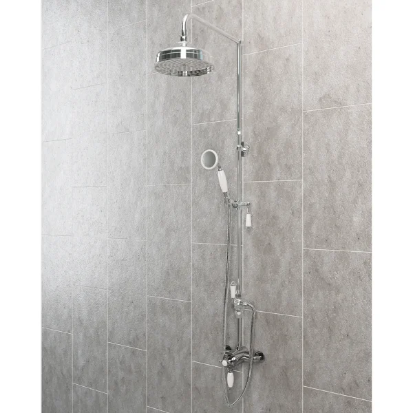 Traditional Riser Kit with Diverter and Shower Kit