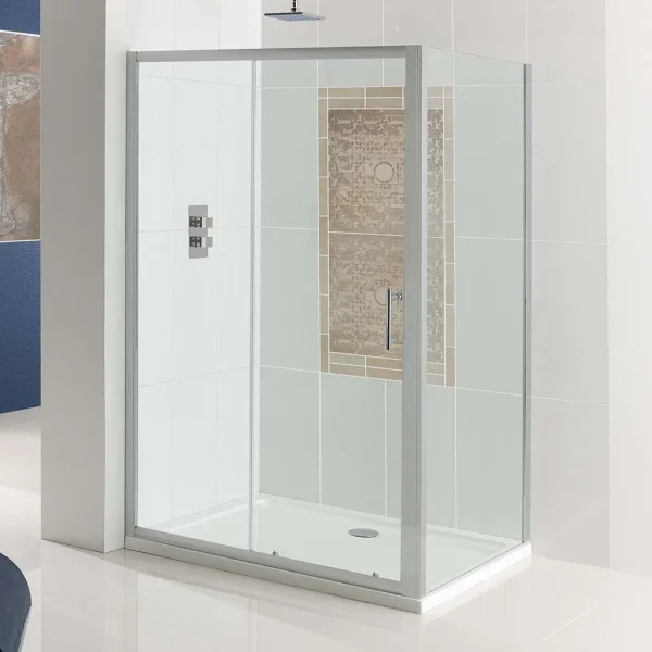 Vulcan 5mm Slider Door Silver Polished