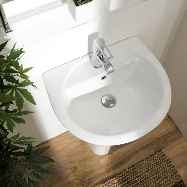 Loire Basin 1 Tape Hole White