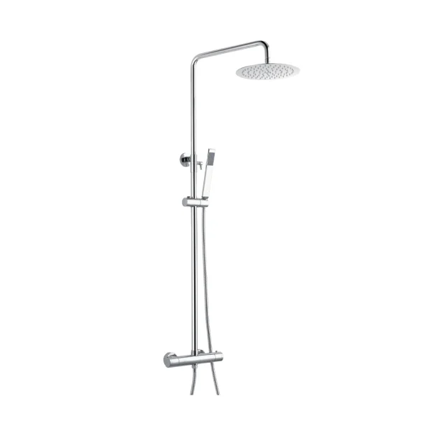 Thermostatic Shower Pole inc bar valve and kit