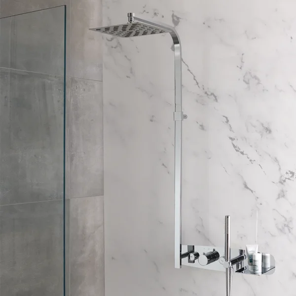 Thermostatic Shower Set with shelf