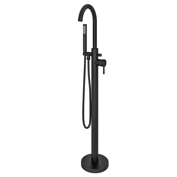 Ardley Matt Black Freestanding Bath Shower Mixer Tap