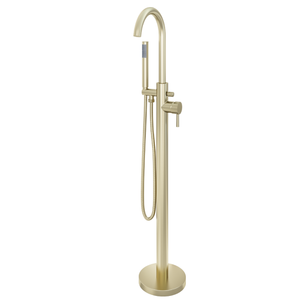 Ardley Brushed Brass Freestanding Bath Shower Mixer Tap