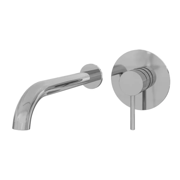 Heyford Wall Mounted Chrome Basin Tap