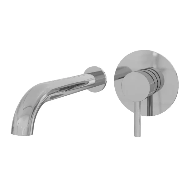 Heyford Wall Mounted Chrome Bath Filler Tap