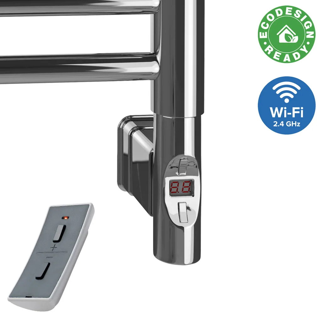 Stainless Steel Type F Chrome Wi-Fi Horizontal Heating Elements With Round Caps