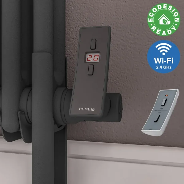Stainless Steel Type H Matt Anthracite Wi-Fi Horizontal Heating Elements