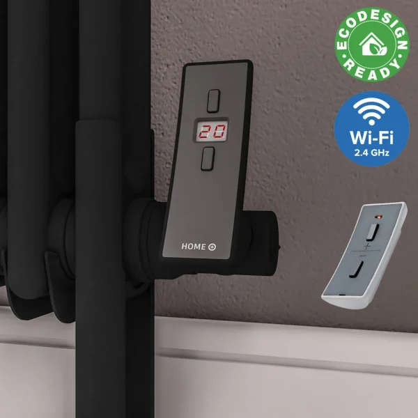 Stainless Steel Type H Matt Black Wi-Fi Horizontal Heating Elements