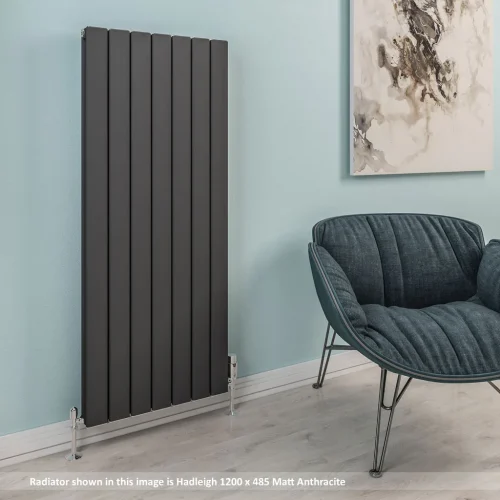 Aluminium Hadleigh Matt White Radiator