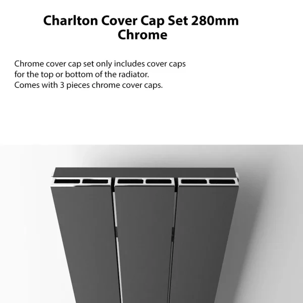 Charlton Cover Cap Set Chrome