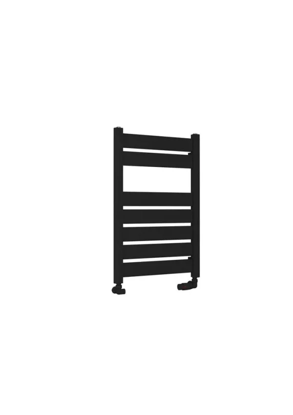 Mild Steel Santero Matt Black Heated Towel Rail