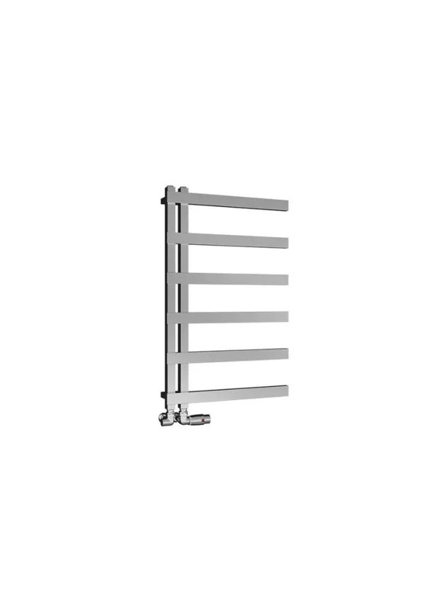 Mild Steel Platani Chrome Heated Towel Rail