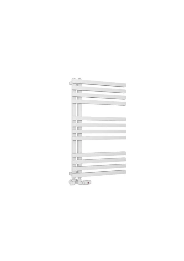 Mild Steel Reinbach Matt White Heated Towel Rail