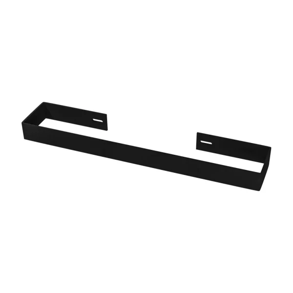 Mild Steel Deddington Matt Black Towel Hanger