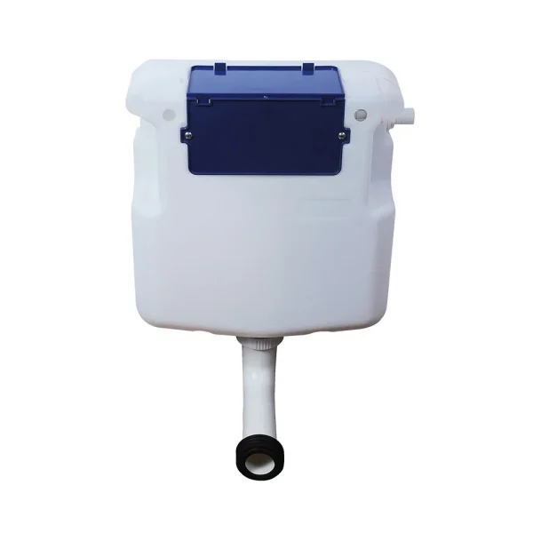 Pneumatic hidden cistern, top inlet